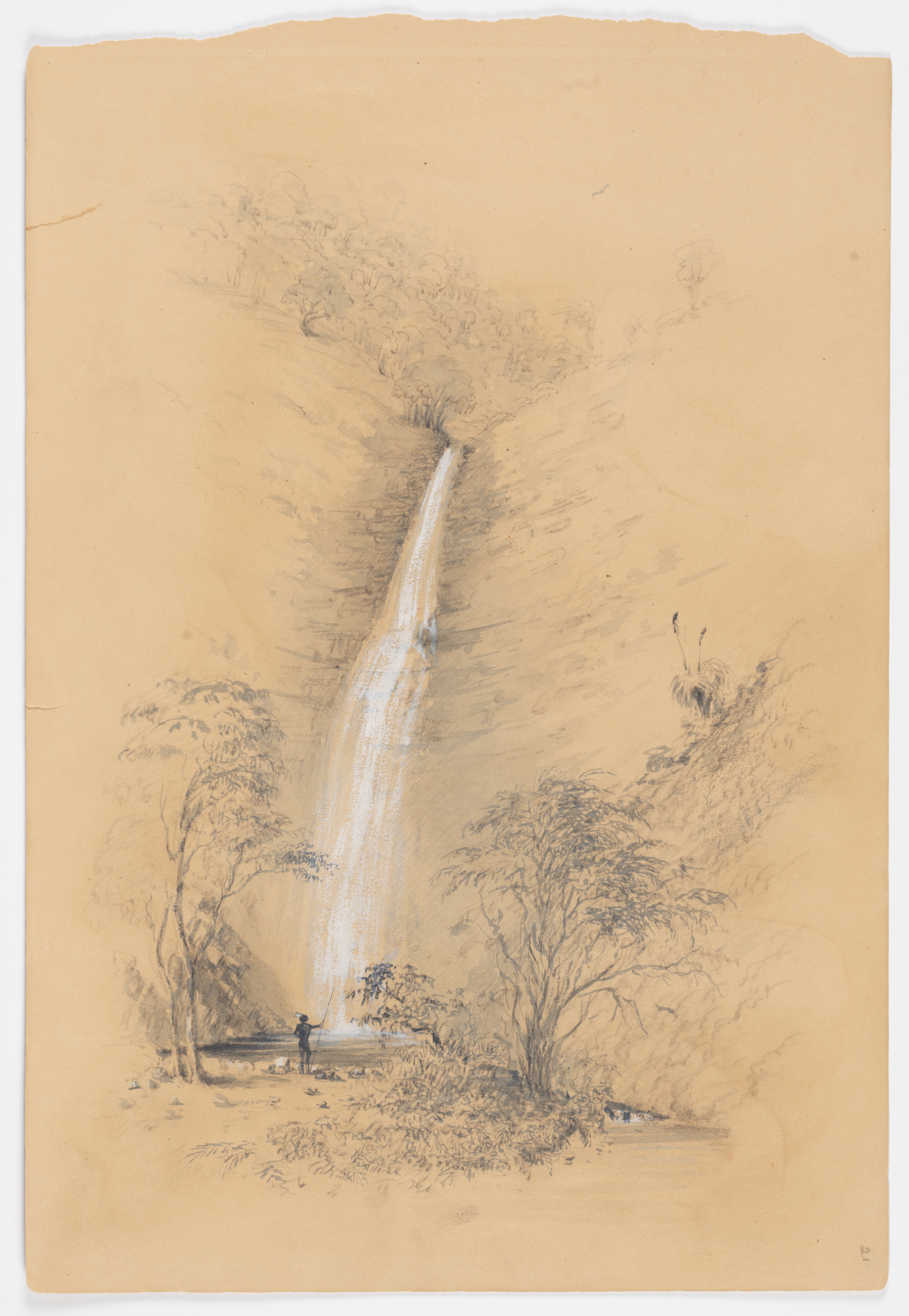 Thumbnail image for First Falls, Waterfall Gully, First Creek near Adelaide | SLNSW-DL DL PXX 60 f.21