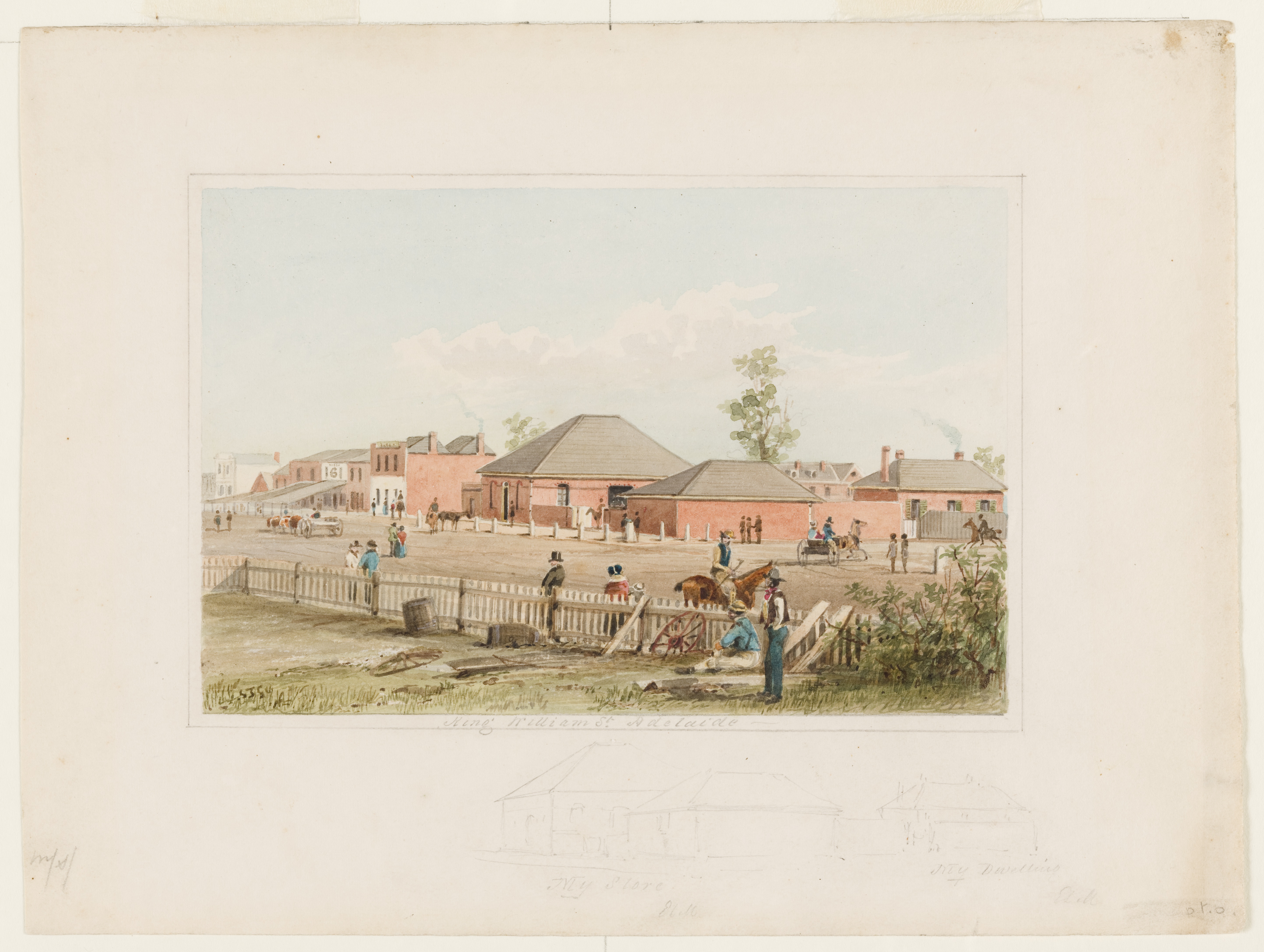 Thumbnail image for King William Street, Adelaide | SLNSW-M SSV*/Sp Coll/Gill/2