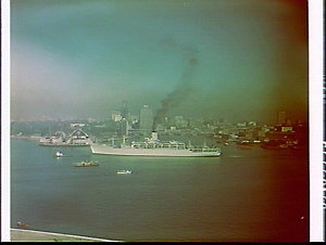 P&O liner Orsova leaving Sydney
