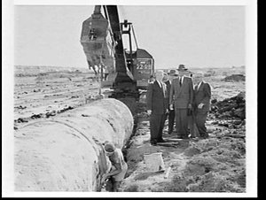 Sod turning ceremony for the new Walton's bulk store at...