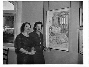 Treania Smith and her partner, Mary Killen, (?) with a ...
