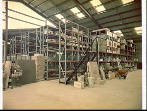 Brownbuilt racking in a hardware warehouse in either Te...