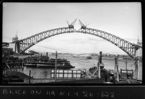 The Bridge, from McMahons Point and Lavender Street. In...