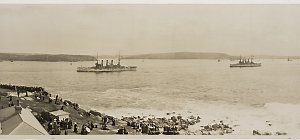 Arrival of the American Fleet at Sydney Australia, Augu...