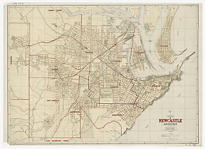 Map of Newcastle and district [cartographic material]