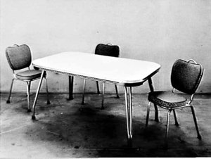 P.W. Read Ltd. tubular chrome furniture exhibit at the ...