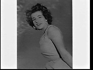 Miss New Australia 1957, Anita Wassmundt, in Sydney
