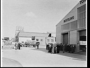 Opening of Tooheys' plant (Auburn Bottling) at Lidcombe