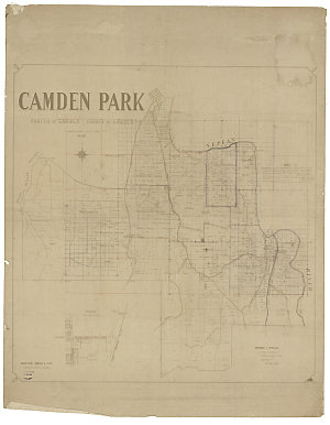 Collection of maps taken from the records of the Camden...