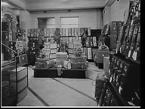Interior of McDowell's King Street store 1957