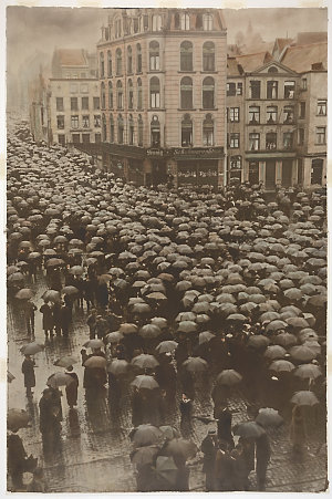 Item 140: Armistice Day at Cologne, [ca. 1920 photograp...