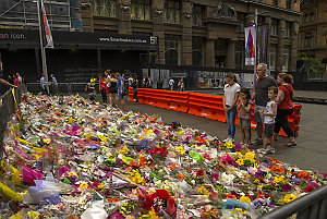 Item 18: Sydney Siege floral tributes, Martin Place, Sy...