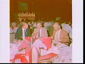 Melbourne Cup lunch 1984, Grand Ballroom, Regent Hotel