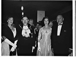 Lord Mayor of London, Sir Bernard Waly Cohen, attends a...