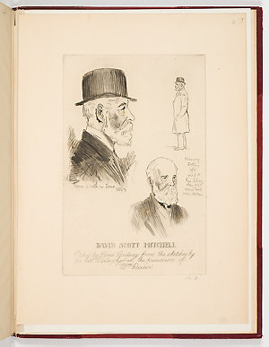 Sketches and etchings of David Scott Mitchell, 1893-191...