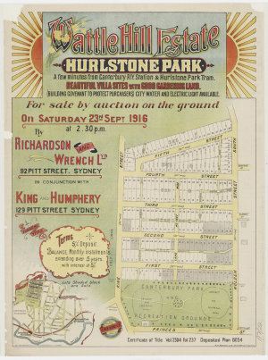 [Ashbury subdivision plans] [cartographic material]