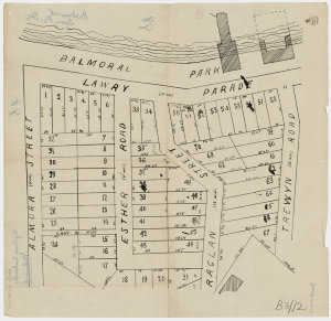 [Balmoral subdivision plans] [cartographic material]