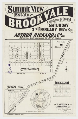 [Brookvale subdivision plans] [cartographic material]