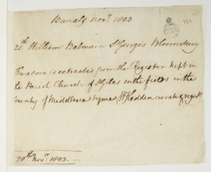 Sub-series 1: Wentworth family correspondence, 1785-180...