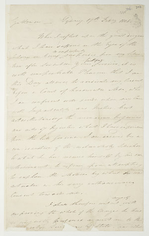 Sub-series 1: Wentworth family correspondence, 1785-1808