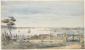 Charles Rodius watercolours of Sydney, 1831