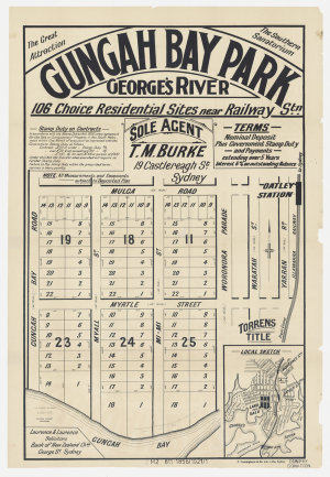 Gungah Bay Park, Georges River [cartographic material] ...