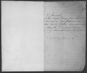 Journal of the ship Royal George from London to Port Ja...