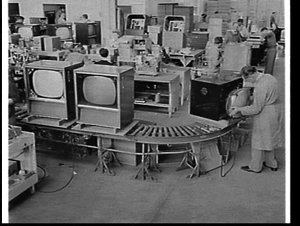Admiral television assembly line at Bankstown