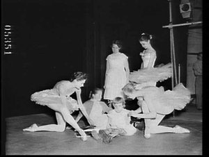 Handicapped children and ballerinas from the New York C...