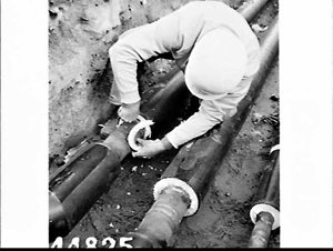 Insulpipe Industries insulated pipes laid in the ground...