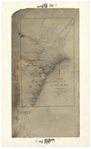 Diagram shewing part of the Peel River Gold Field, Coun...