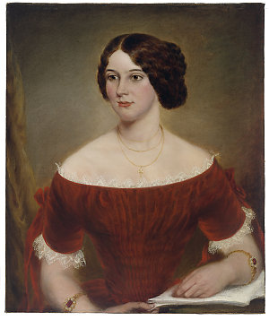Elizabeth Mary Scarvell, 1855 / oil portrait by Richard...