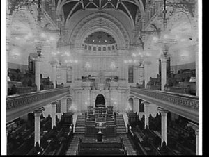 Interior of the Great Synagogue 1957