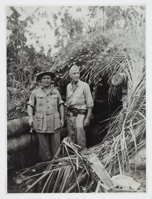 New Guinea, General Sir Thomas Blamey and Lieut. Genera...