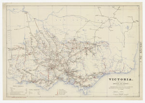 Victoria [cartographic material] : railways and schools...