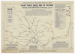 Color trails route map of Victoria [cartographic materi...
