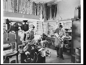 Workroom for making callipers and other medical equipme...