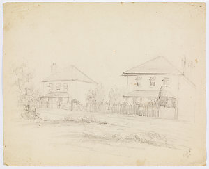 Blacket family - pencil sketches and watercolours, 1863...