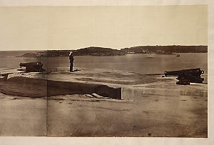 Middle Head defences, 1874 / photographed by Charles Ba...