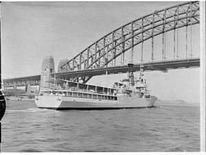 HMS Alert arrives in Sydney