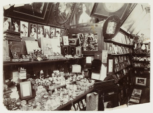 Photographs of Swain's bookstore, including interiors, ...