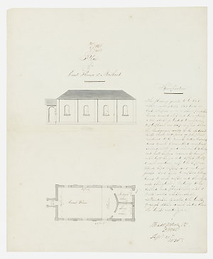 Series 2: Architectural drawings of Norfolk Island, ca....