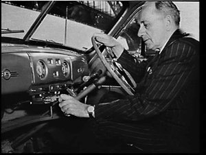 AWA car radio installed in Morris car