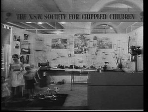 New South Wales Society for Crippled Children exhibit o...
