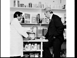 Mr. Vessey and laboratory assistant at Vessey Chemicals...