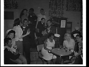 US black sailors at the Macquarie Hotel in Woolloomoolo...