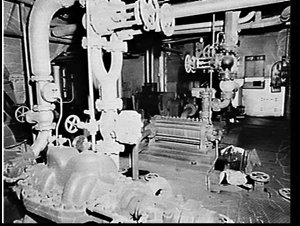 Boiler room at Australian Paper Manufacturers