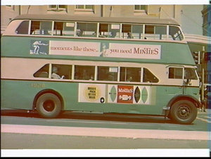 NSW Government buses with Alan Davis advertising signs ...