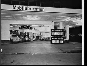 White House Motor Club Mobil members only service stati...
