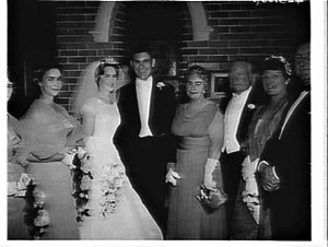 Morris-Thyrd wedding, Presbyterian Church, Beecroft, De...